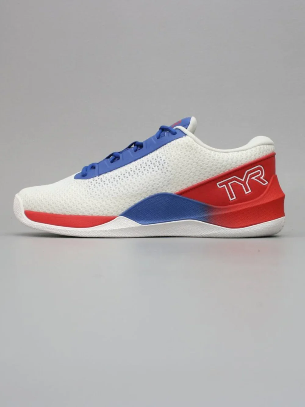 TYR Ladies 8 (men's 6.5) CXT-2 Trainer Red White Blue Mesh Gym Training Sneakers
